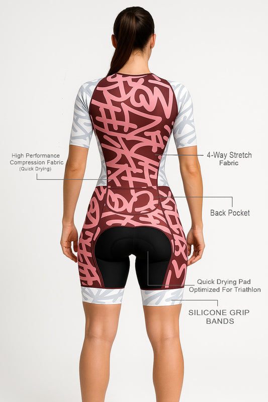 Women’s One‑Piece Tri Suit – Swim, Bike & Run Ready
