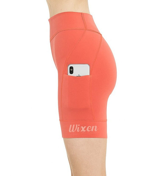 Women's 4D Padded Coral Checks Cycling Shorts