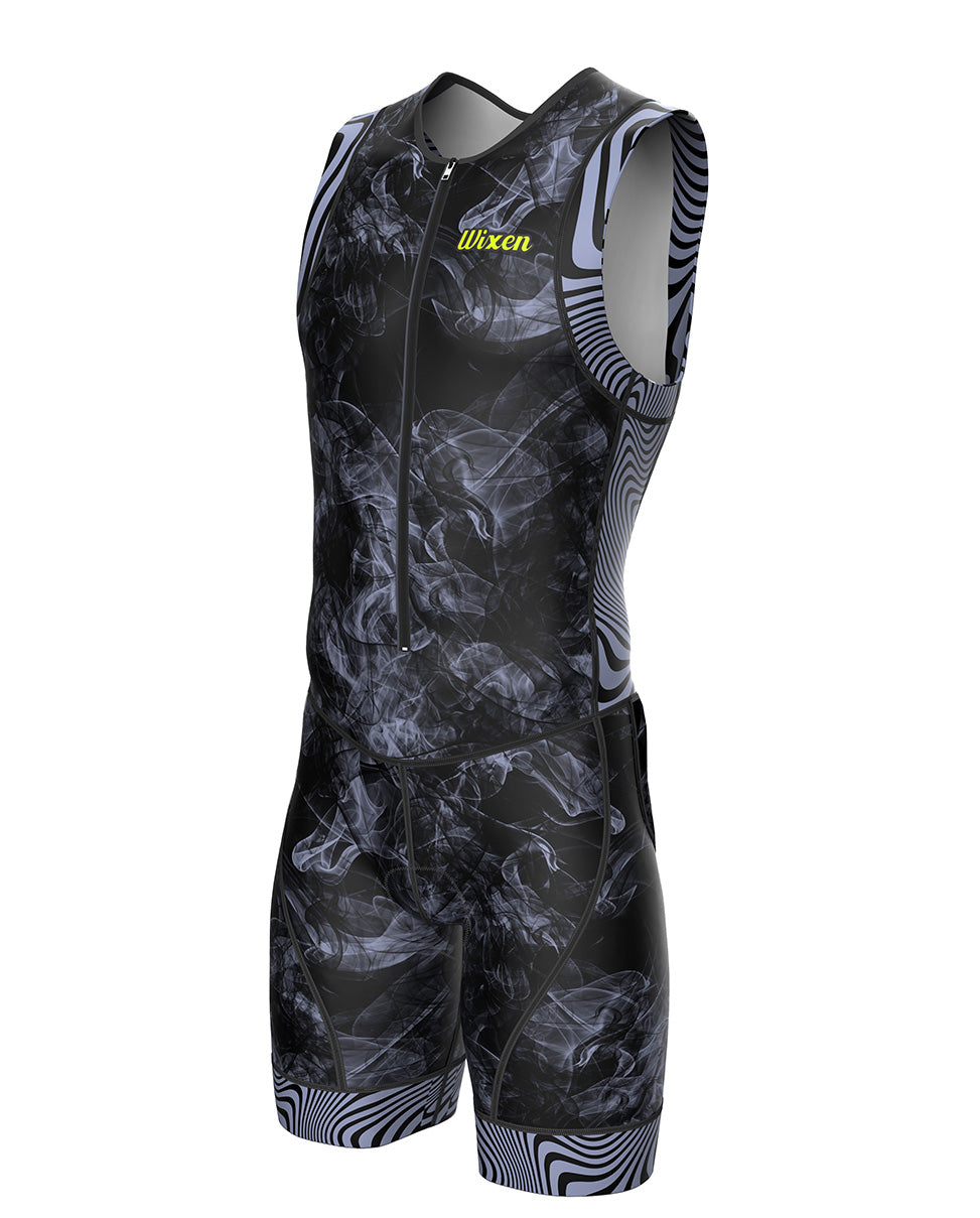 Men's Triathlon Smoke Gray Race Suit