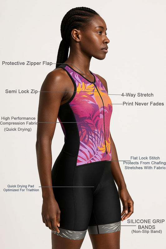 Performance Women’s Tri Suit – Aero, Compression, Comfort