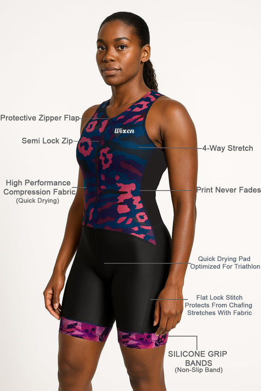 Women’s One‑Piece Tri Suit – Swim, Bike & Run Ready