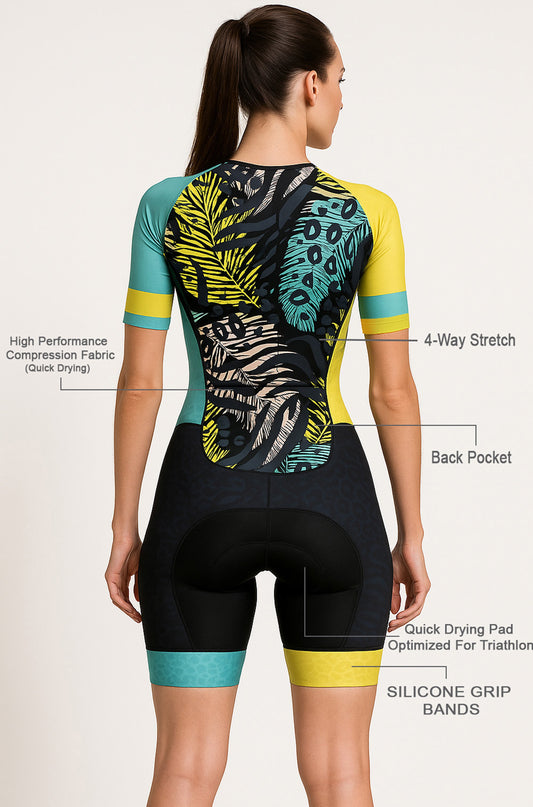 women aero triathlon suit