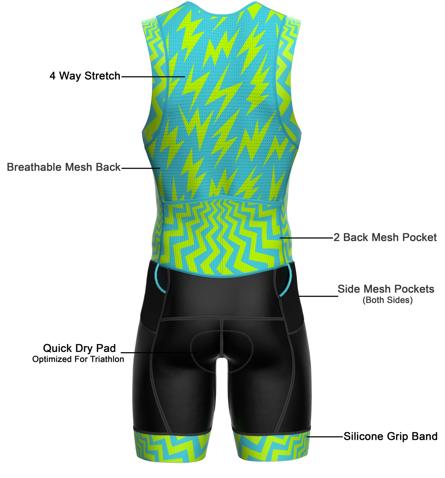 Men's Triathlon Energy Race Suit