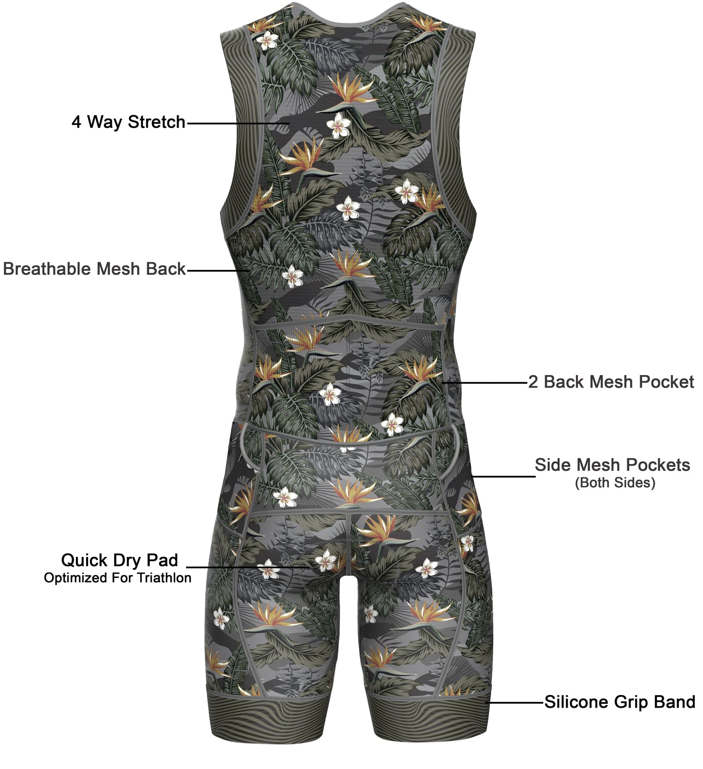 Men's Triathlon Forest Race Suit