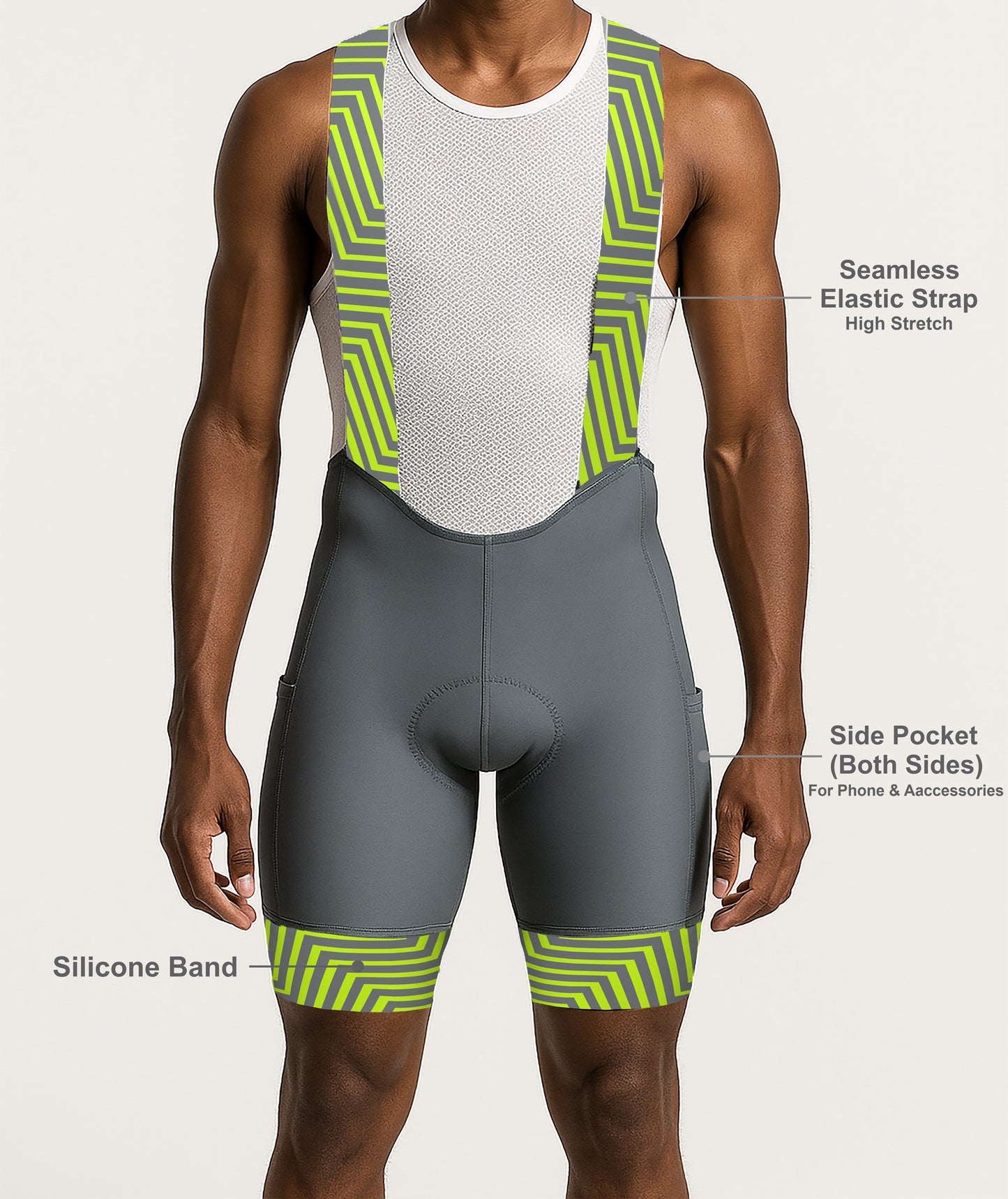 Men's Aero Navy Cycling Bib Short