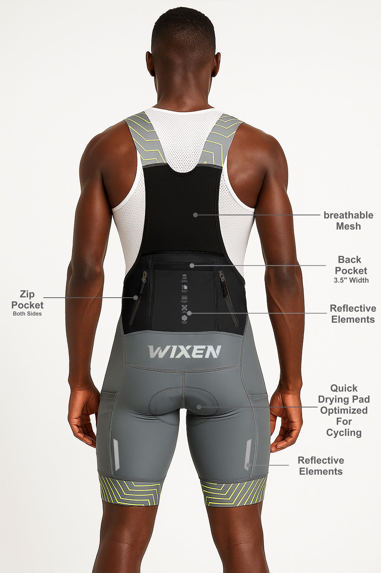 Men's Aero Navy Cycling Bib Short