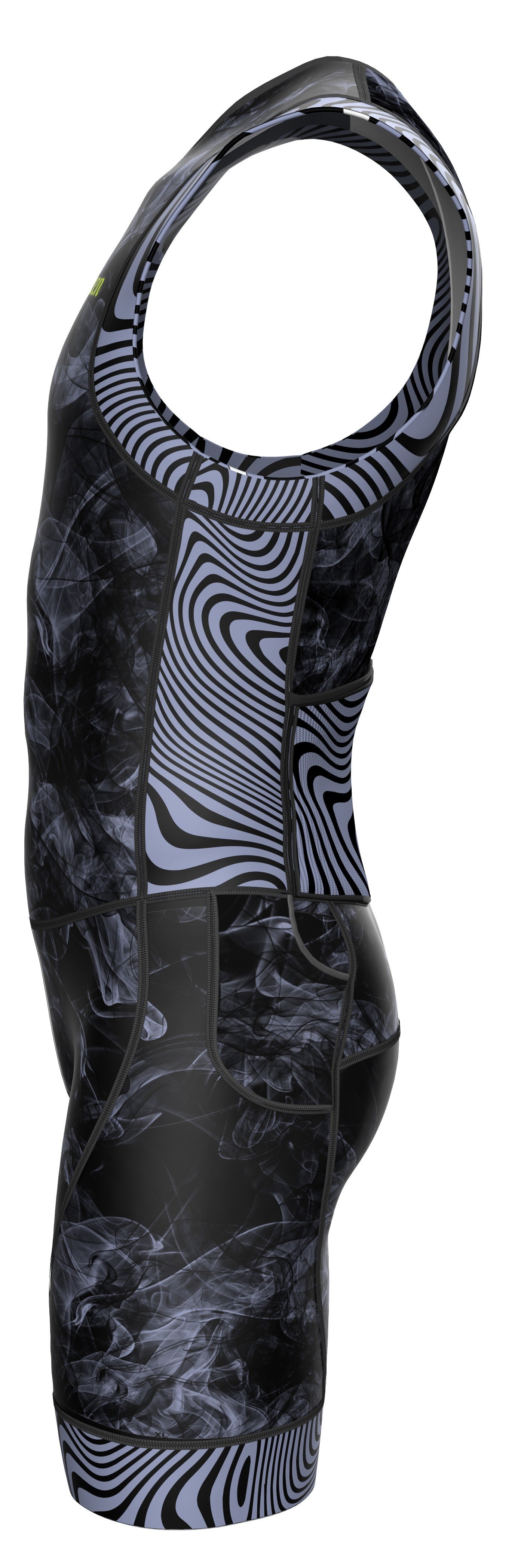 Men's Triathlon Smoke Gray Race Suit