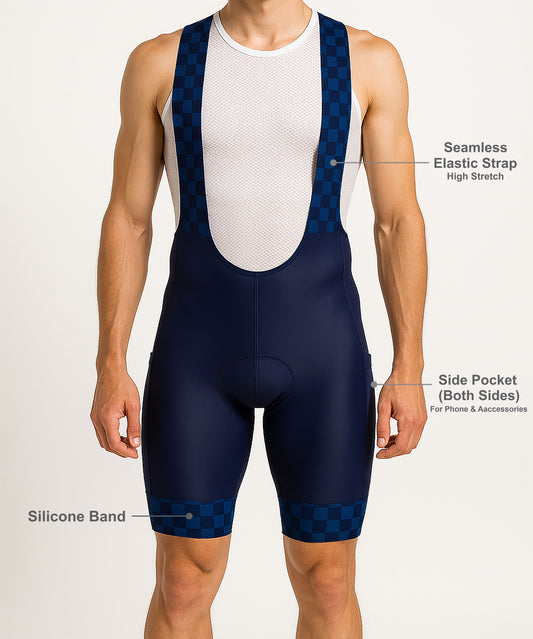 Men's Aero Navy Cycling Bib Short