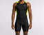 Men's Neon Sleeveless Rear Zip Performance Triathlon Suit