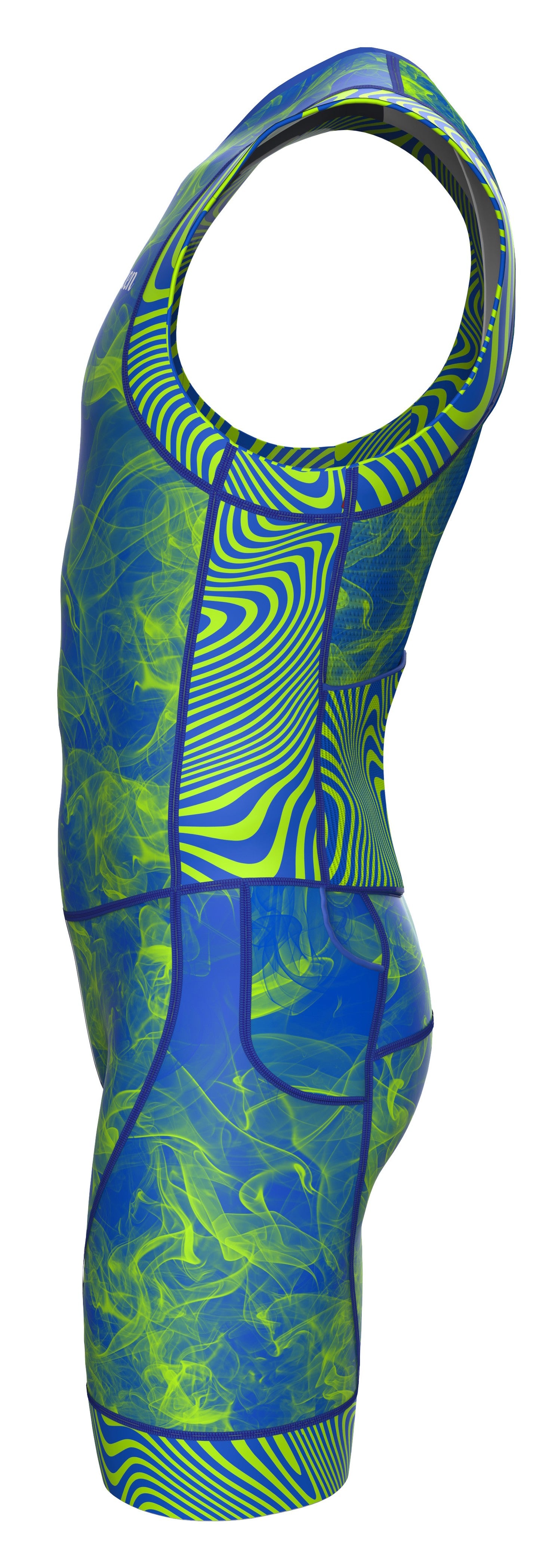 Men's Triathlon Neon Smoke Race Suit