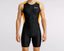 Men's Orange Sleeveless Rear Zip Performance Triathlon Suit