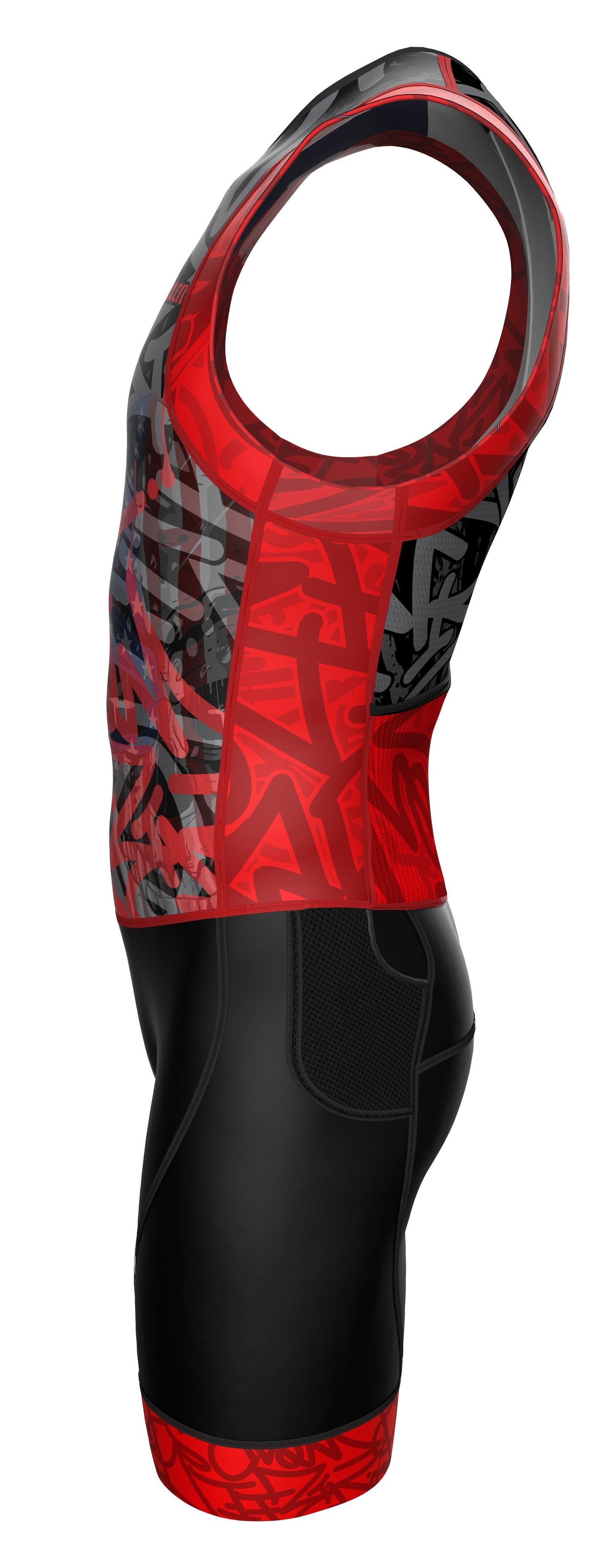 Men's Triathlon Graffiti Race Suit