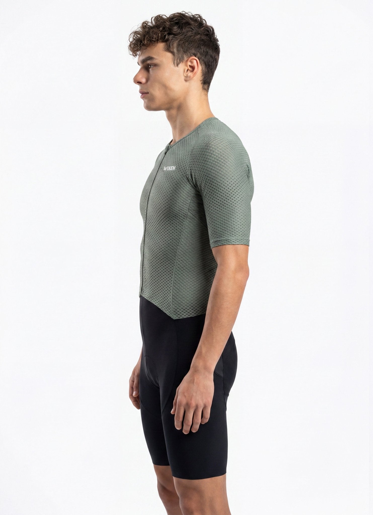 Men Pro Sage Green AeroMesh Short Sleeve Triathlon Suit Secondary image