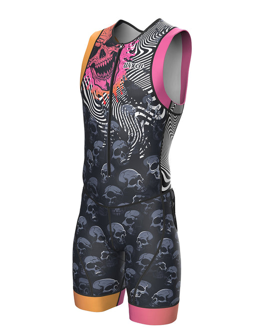 Men's Triathlon Skull Race Suit