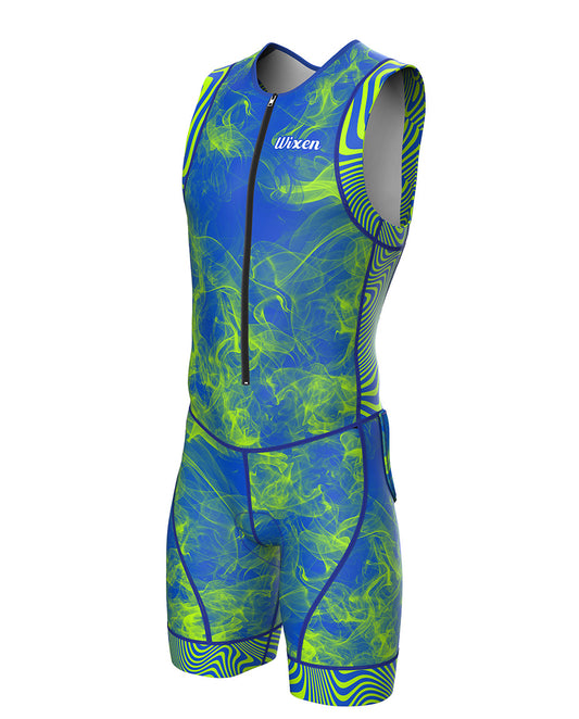 Men's Triathlon Neon Smoke Race Suit