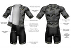 Men’s Camo Aero Breathable Triathlon Suit