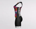 Women's Sleeveless leafes Triathlon Suit