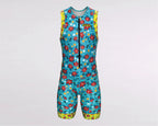 Men's Triathlon Floral Race Suit