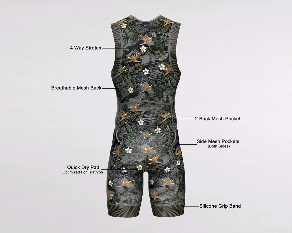 Men's Triathlon Forest Race Suit