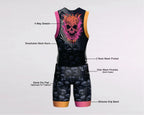 Men's Triathlon Skull Race Suit