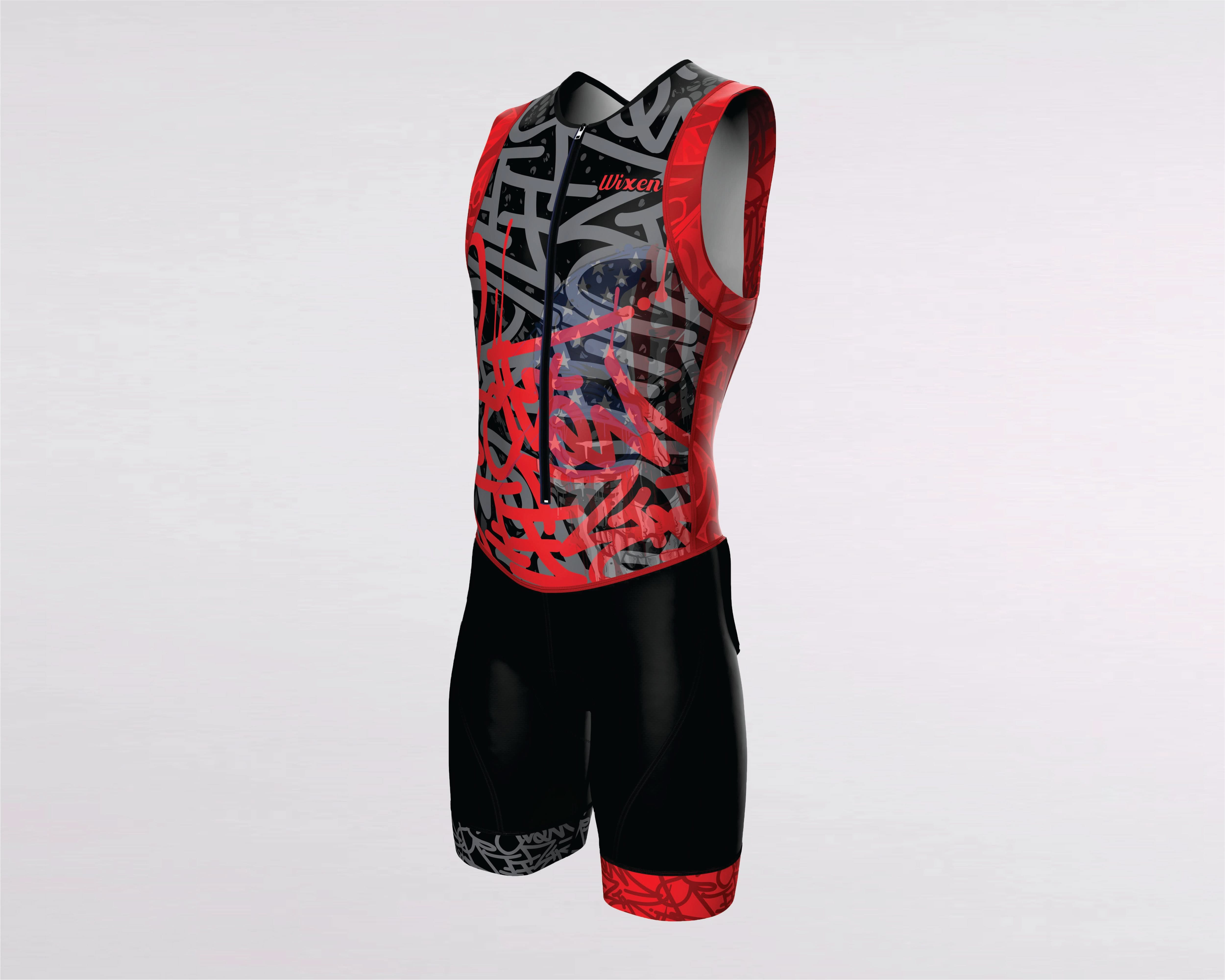 Men's Triathlon Grafiti Race Suit Main image