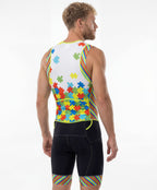 Men's Triathlon Puzzles Race Suit