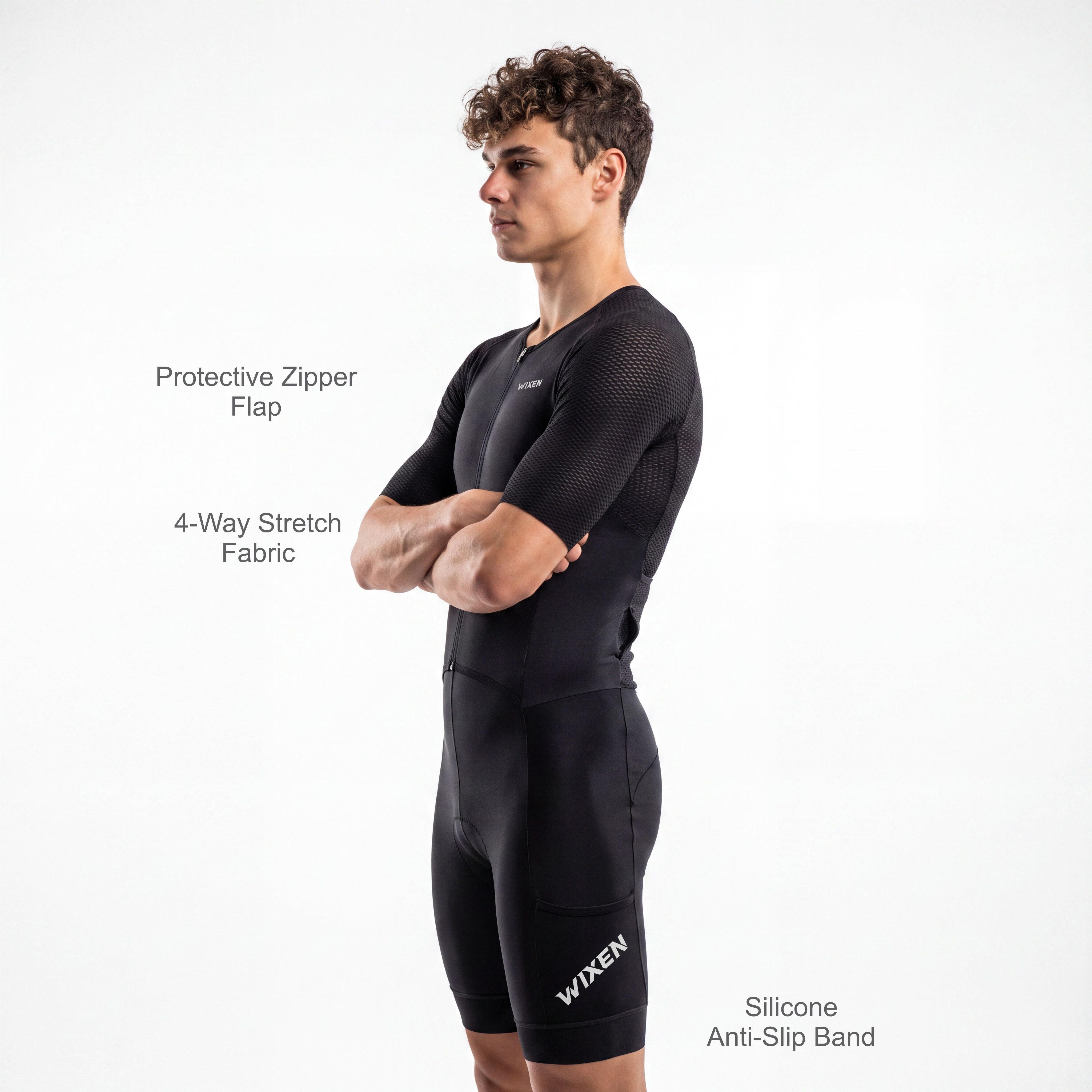 Black Oval Aerodynamic Triathlon Suit Secondary image
