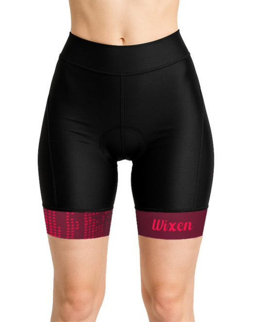 Women Red cycling shorts