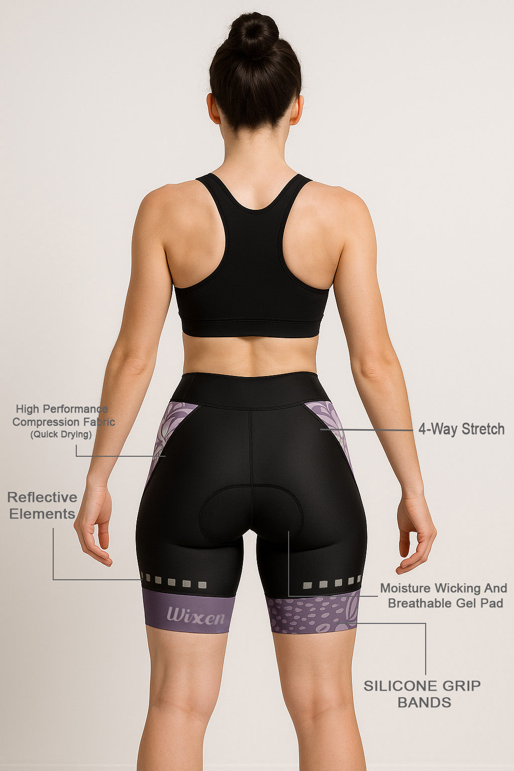 Women's 4D Padded Red Dot Cycling Shorts