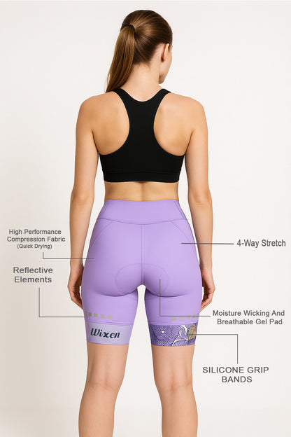 Women's 4D Padded Red Dot Cycling Shorts