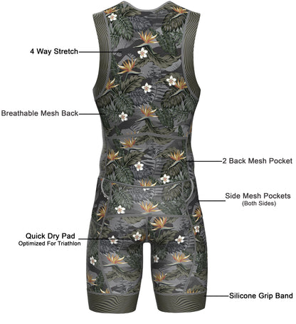 Men's Triathlon Forest Race Suit