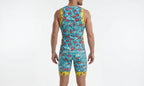 Men's Triathlon Floral Race Suit