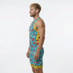 Men's Triathlon Floral Race Suit