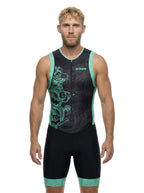 Men's Triathlon Mint Dragon Race Suit