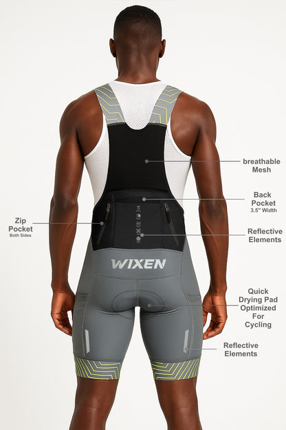 Men's Aero Navy Cycling Bib Short