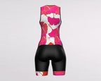 Women's Sleeveless Stripe Triathlon Suit