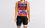 Women's Sleeveless Multi Color Triathlon Suit