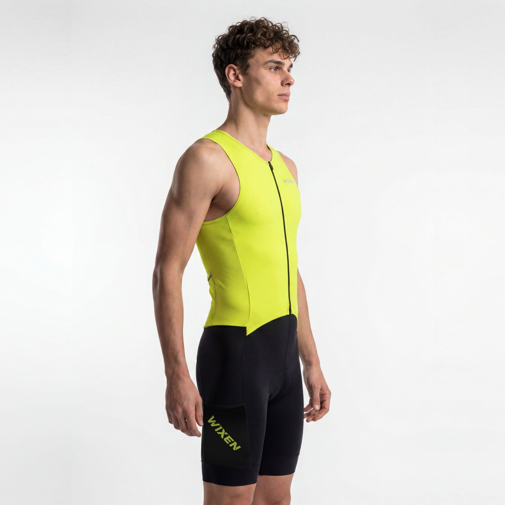 Men Neon Green RaceFlex Sleeveless Triathlon Suit Secondary image