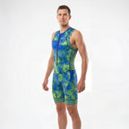 Men's Triathlon Neon Smoke Race Suit
