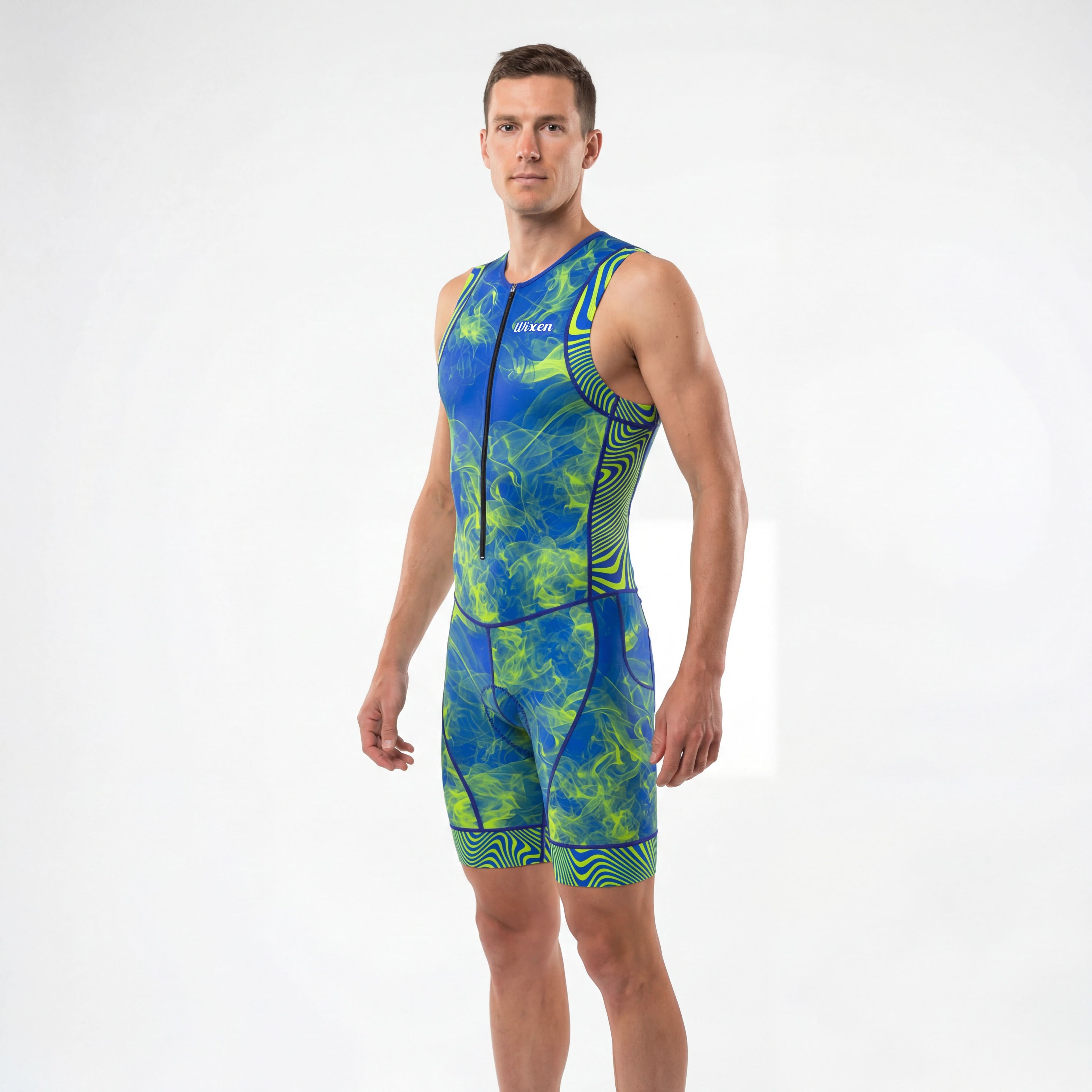 Men's Triathlon Neon Smoke Race Suit