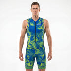 Men's Triathlon Neon Smoke Race Suit