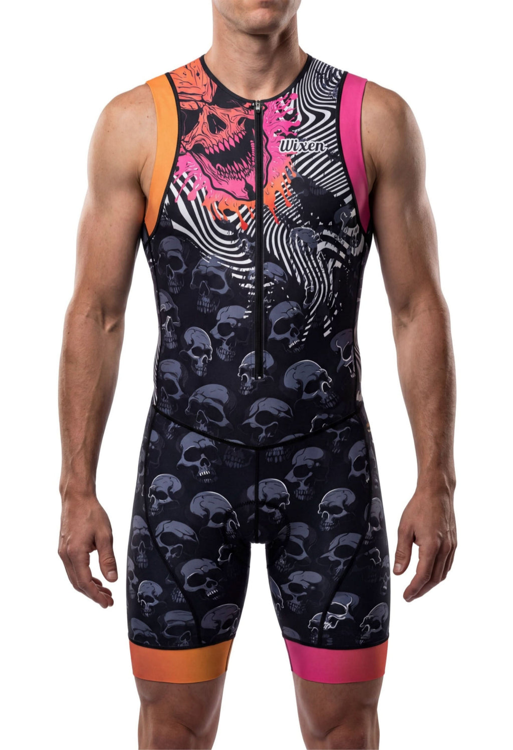 Men's Triathlon Skull Race Suit