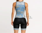 Women's Sleeveless leafes Triathlon Suit