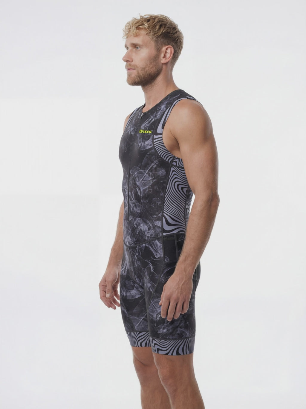 Men's Triathlon Smoke Gray Race Suit