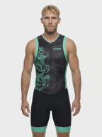 Men's Triathlon Mint Dragon Race Suit