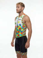 Men's Triathlon Puzzles Race Suit