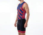 Men's Triathlon Us Flag Race Suit