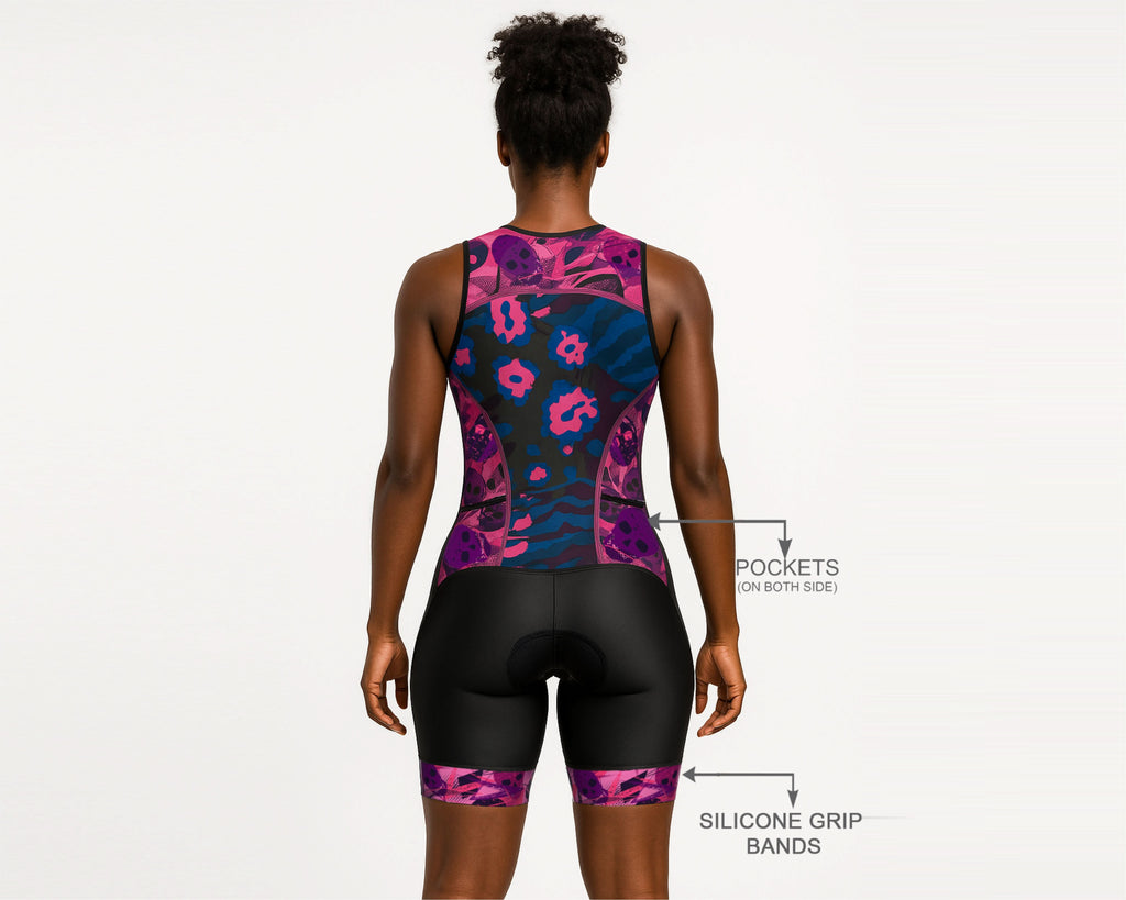 Women's Sleeveless Skin Triathlon Suit