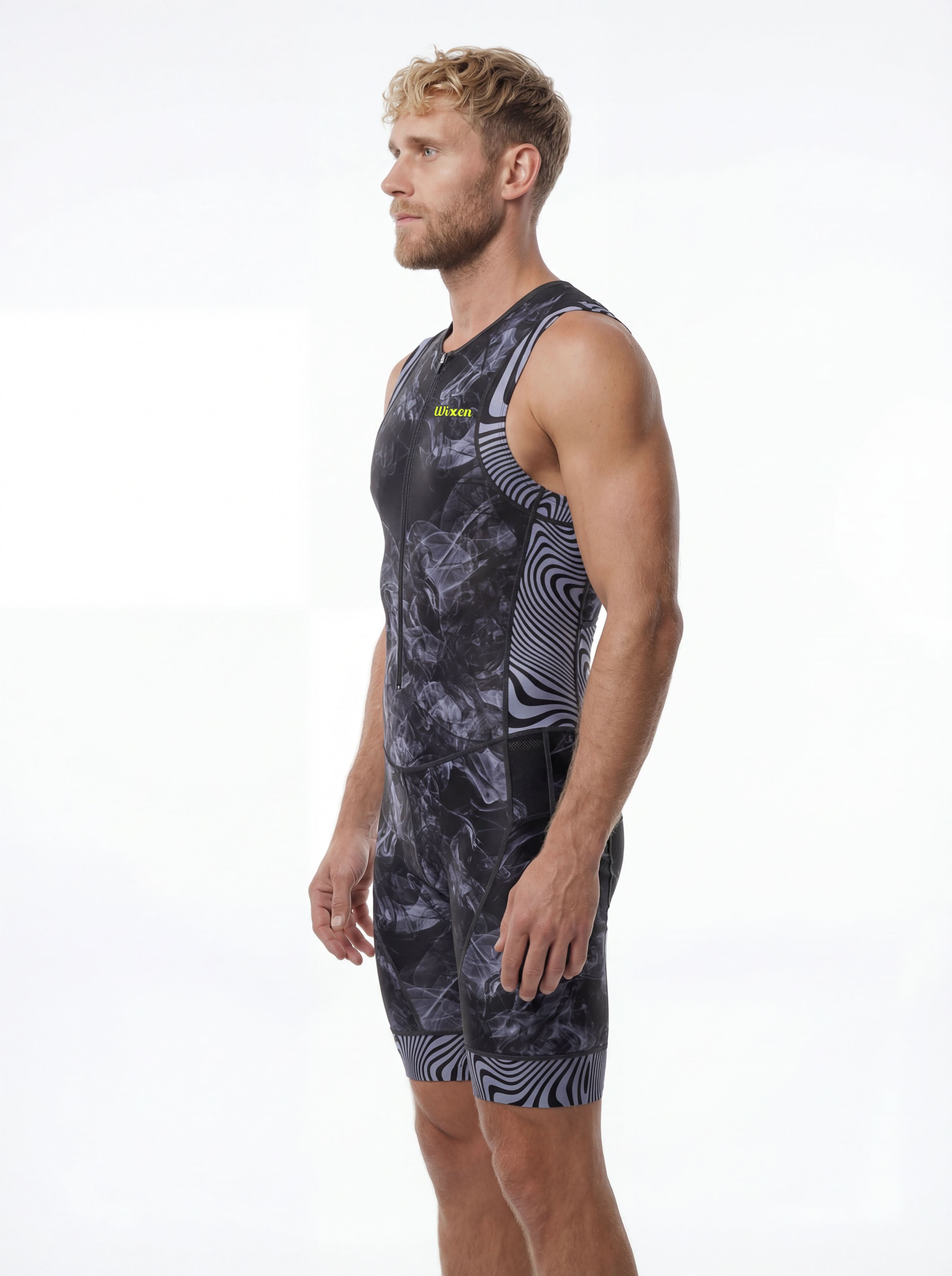 Men's Triathlon Smoke Gray Race Suit
